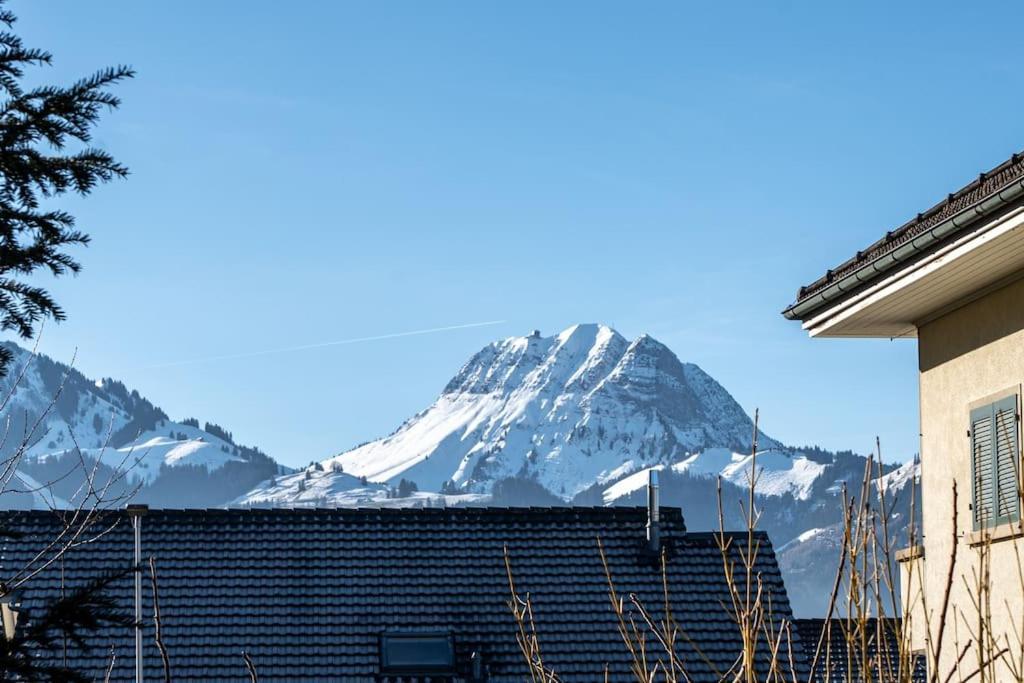 Appartement Spacieux Au Centre De La Gruyere Broc Buitenkant foto
