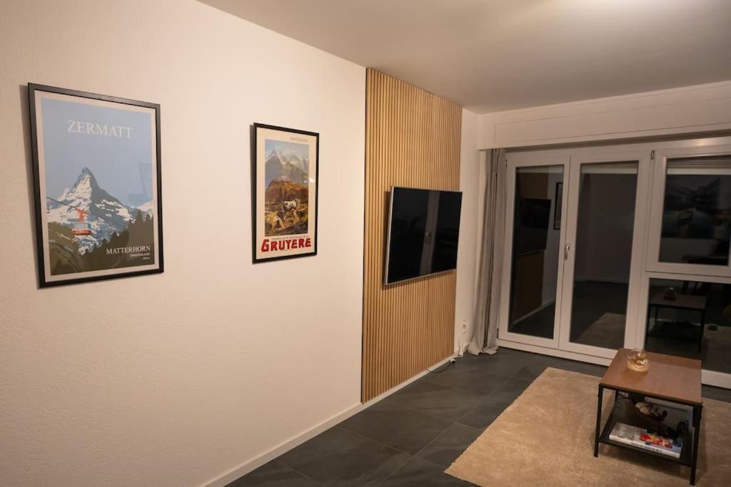 Appartement Spacieux Au Centre De La Gruyere Broc Buitenkant foto